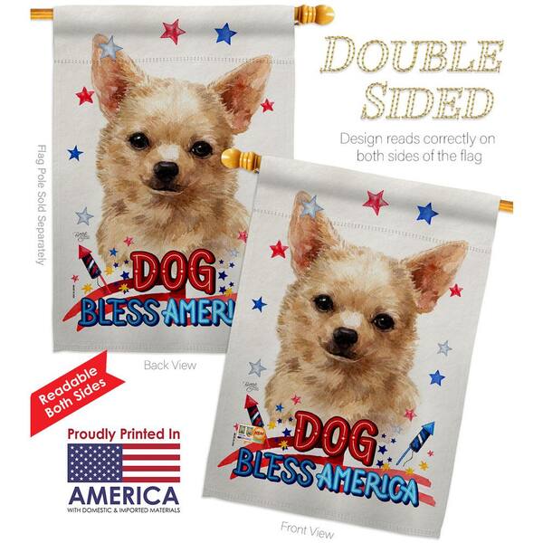 Chihuahua Dog American Flag, Dog With A USA Flag July 4th Gift For Dog –  Famhose