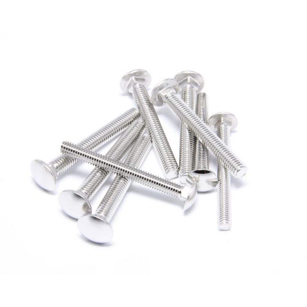 1/2 in. x 5-1/2 in. 18-8 Stainless Steel Carriage Bolt Treated with NL-19 (5-Pack) price history on PriceWatchPro