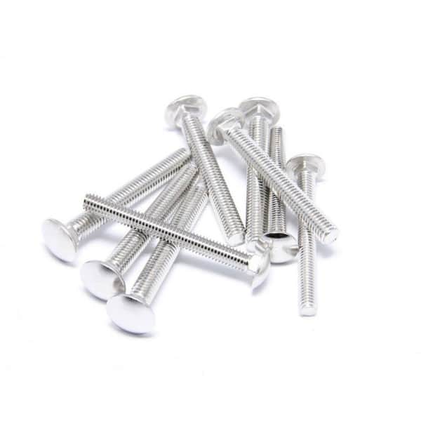 3/8 in. x 2-1/2 in. 18-8 Stainless Steel Carriage Bolt Treated with NL-19 (25-Pack)