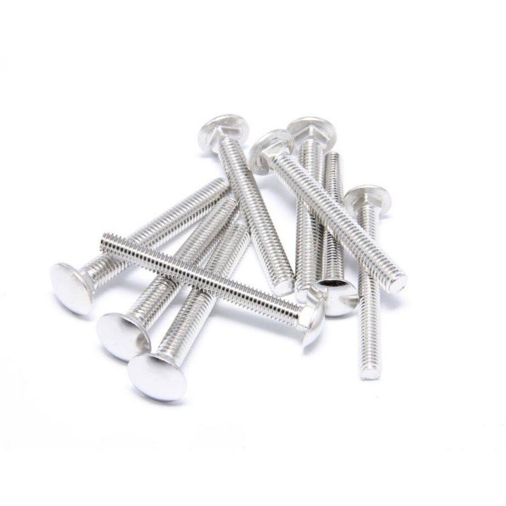 3/8 in. x 4-1/2 in. 18-8 Stainless Steel Carriage Bolt Treated with NL-19 (10-Pack) price history on PriceWatchPro