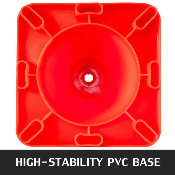 Parking Lot Cones VEVOR 12-Pack Safety Cones – 28