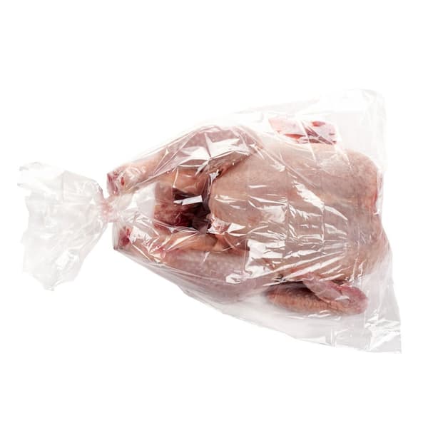 Aluf Plastics 0.6 MIL Clear Poly Food Bags - 8 x 4 x 18 - Pack