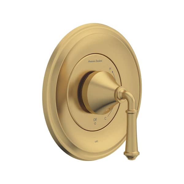 American Standard Delancey 1-Handle Valve Trim Kit for Flash Rough-In Valves in Brushed Cool Sunrise (Valve Not Included)