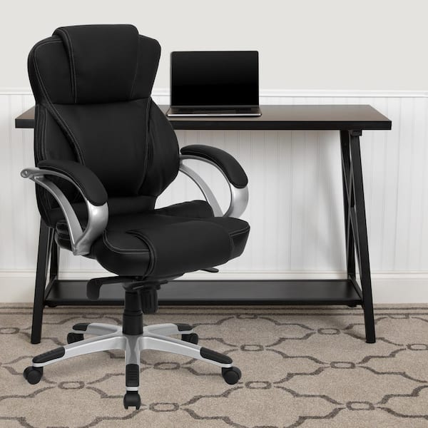 BestOffice Adjustable Reclining Ergonomic Faux Leather Swiveling