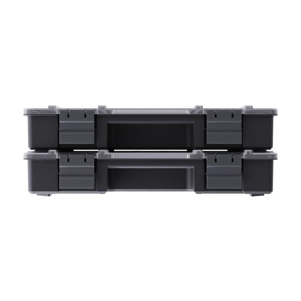 Husky 17-Compartment Adjustable Interlocking Small Parts Organizer