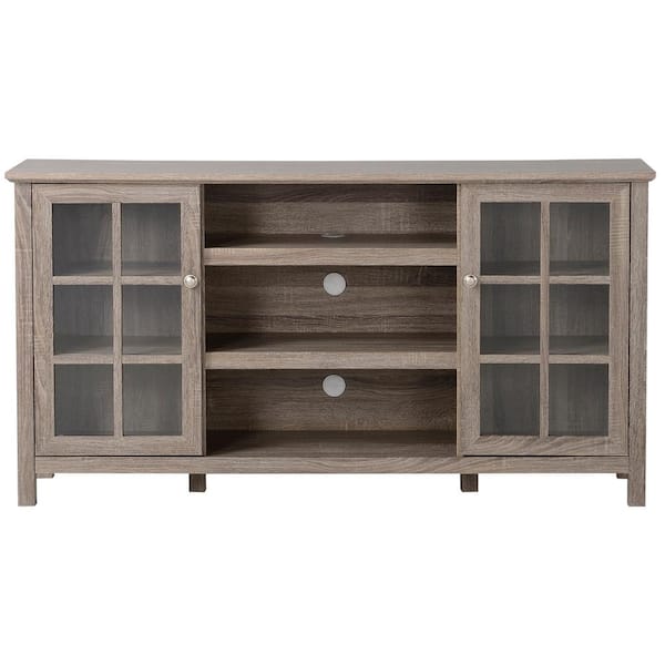 FLAMELUX Provence Reclaimed Wood Entertainment Center