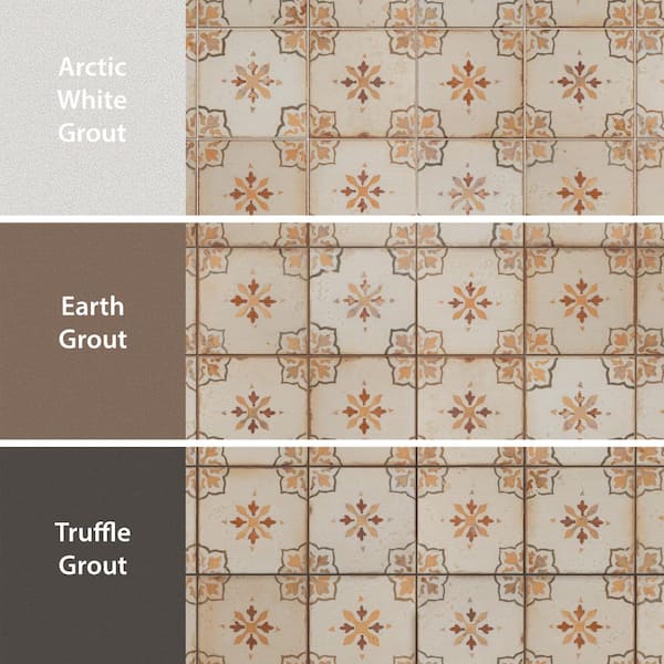 Merola Tile Mirambel Marron 13 in. x 13 in. Ceramic Floor and Wall