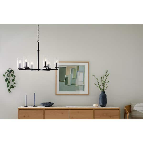 Kichler Crosby 6-Light Black Modern/Contemporary Chandelier