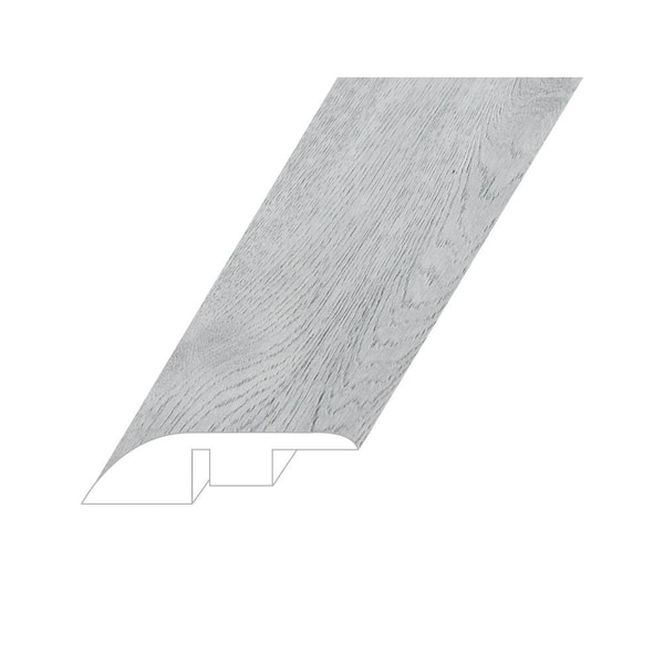 Montserrat Opus Edged Paloma 0.6 in. T x 1.8 in. W x 94.5 in. L Vinyl Reducer Molding
