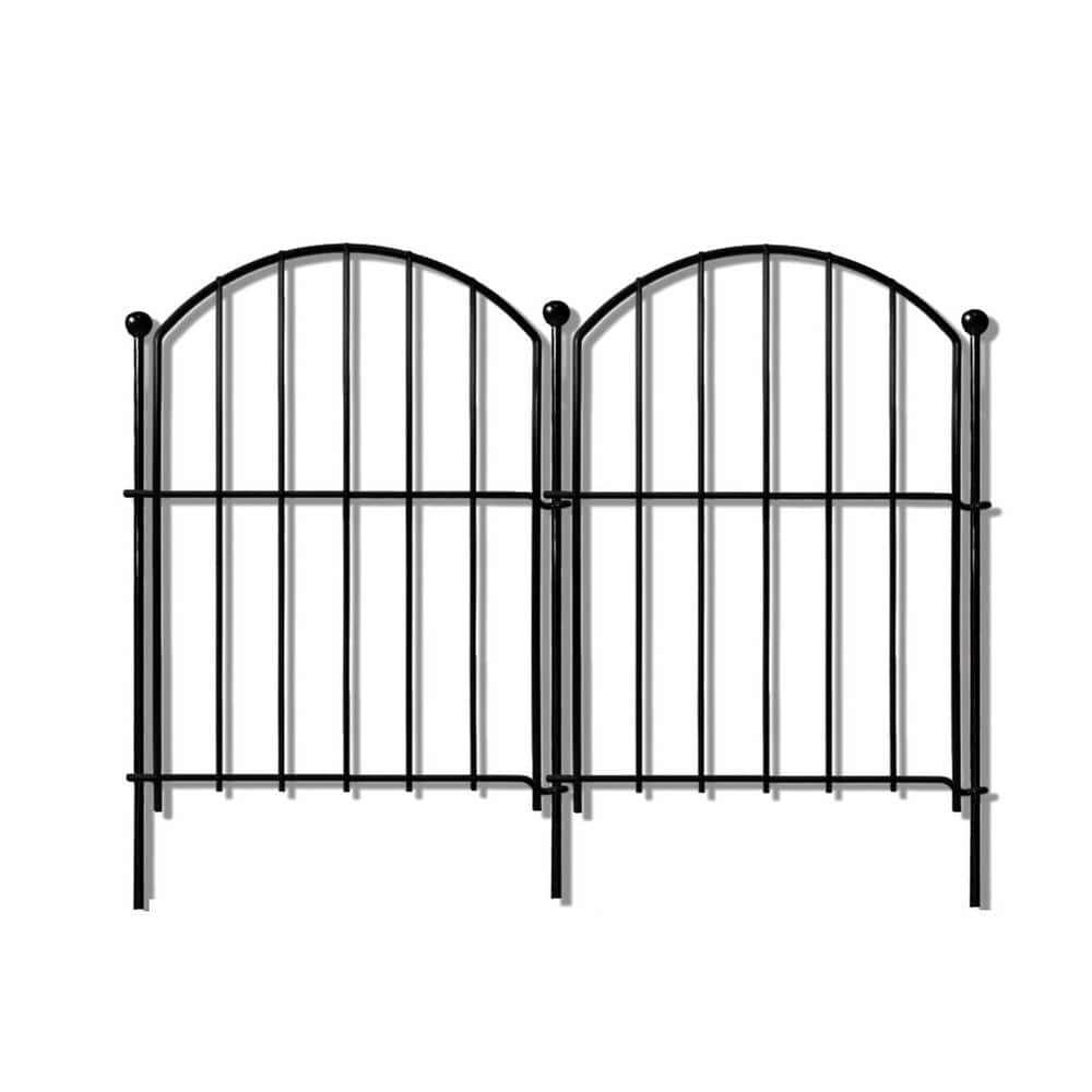 21in. x 10ft. Rustproof Metal No Dig Fence Animal Barrier,Flower Bed Edging