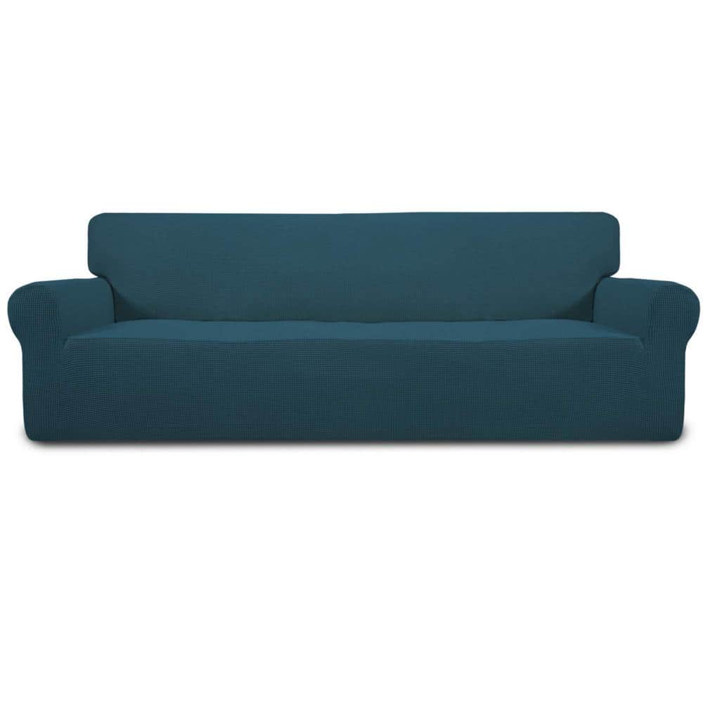 Stretch 4-Seater Sofa Slipcover 1-Piece Sofa Cover Furniture Protector Couc