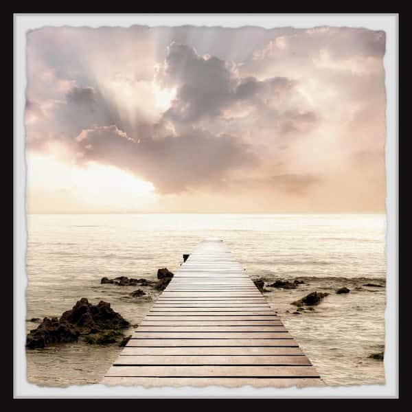 Unbranded "Enjoy Every Sunset" by Marmont Hill Framed Nature Art Print 12 in. x 12 in.