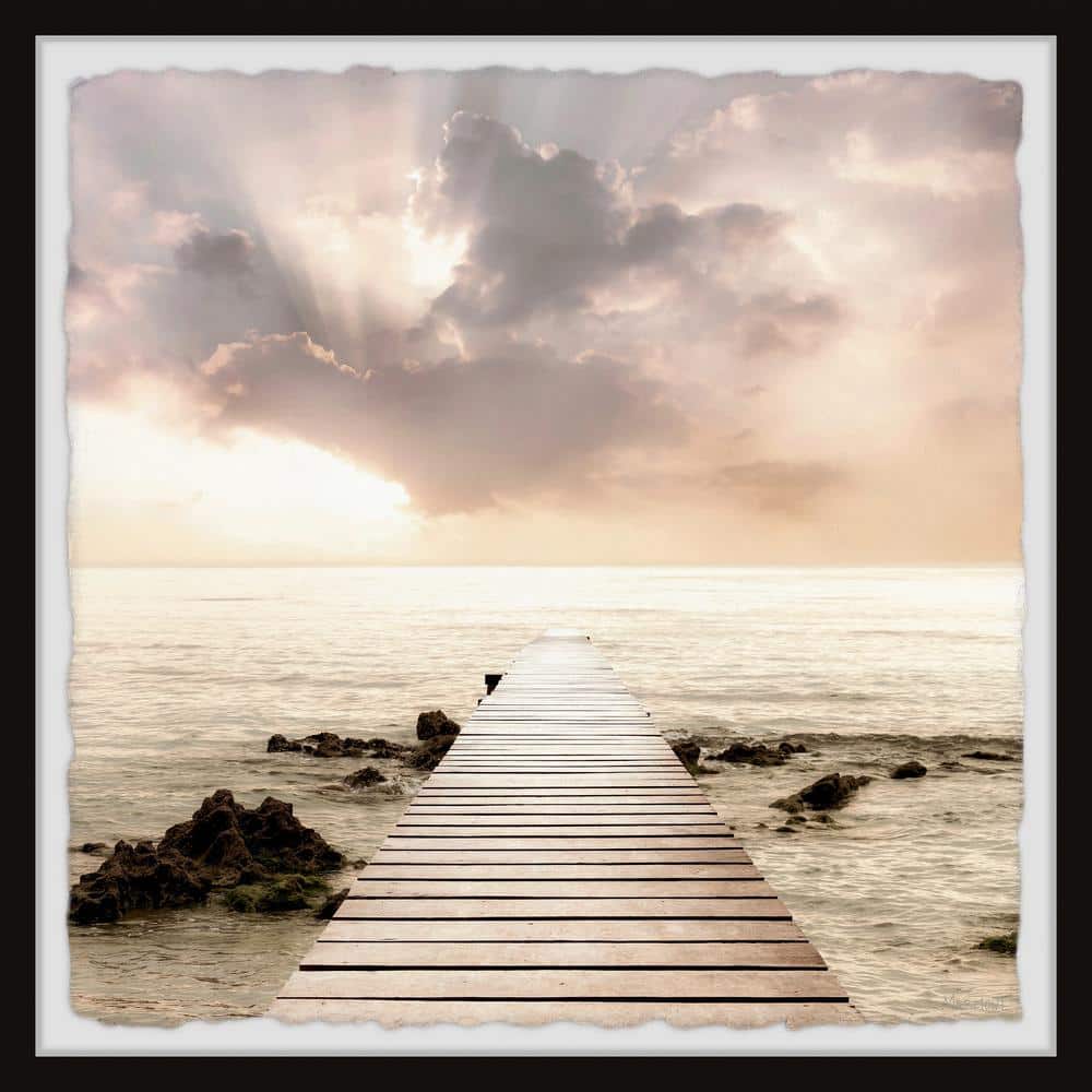 Enjoy Every Sunset by Marmont Hill Framed Nature Art Print 32 in. x 32 in.