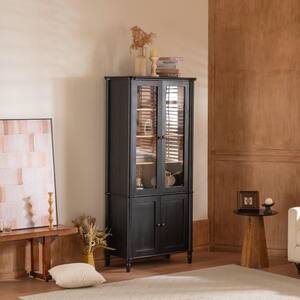 IDÉE STORAGE TALL ブラック　新品 Magic Home 78.3 in. Black Tall Cabinet Bookshelf Storage