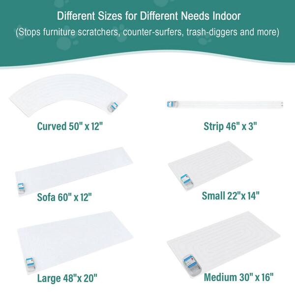 Phewnyzo 2-Pack Pet Shock Mats for Dogs and Cats, Indoor Training