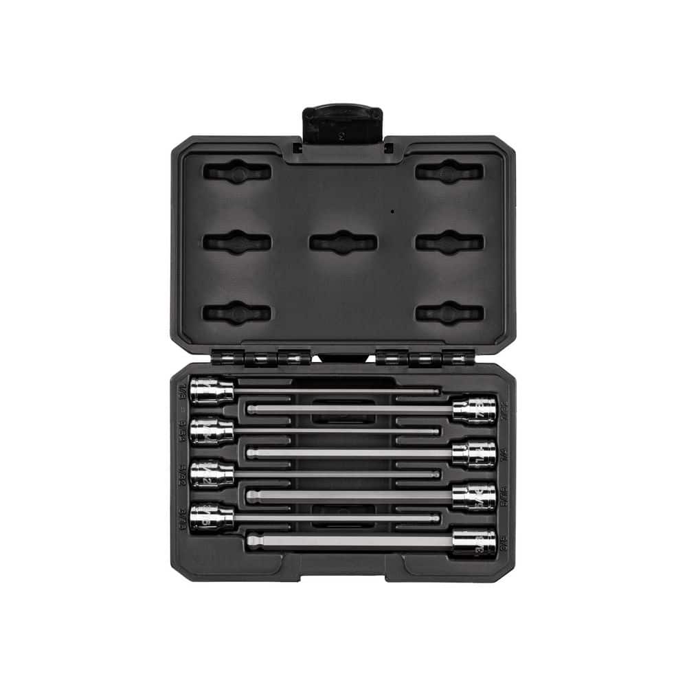 3/8 Inch Drive Long Ball End Hex Bit Socket Set with Case, 8-Piece (1/8-3/8 in. ) price history on PriceWatchPro