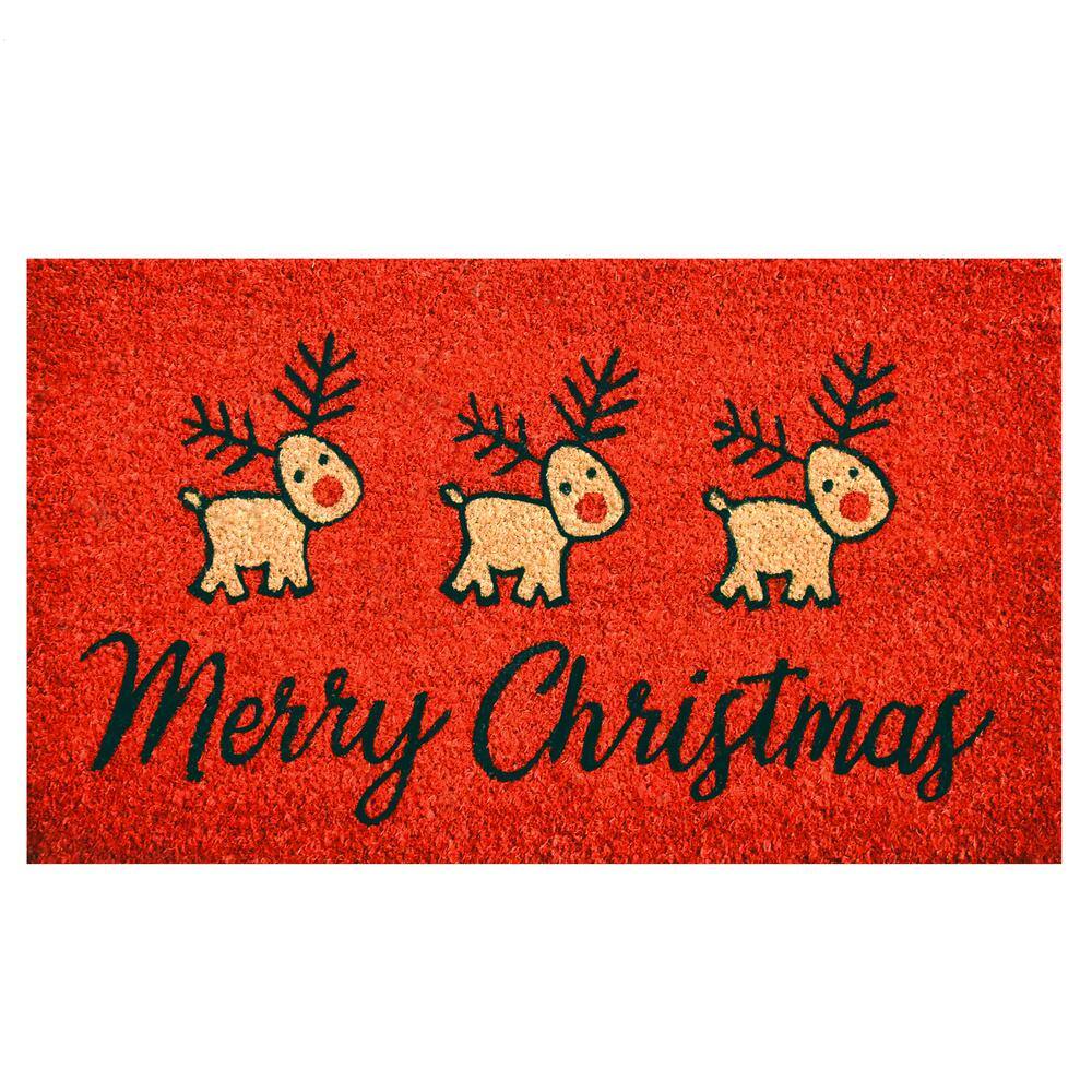 "Merry Christmas Deer Doormat 17"" x 29""" price history on PriceWatchPro