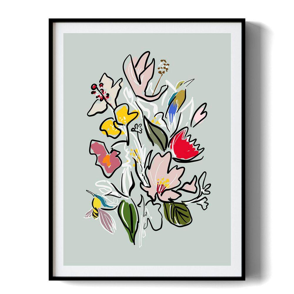 1-Piece Framed Pink Cactus Canvas Wall Art Green Plant Wall Decor Decorative Canvas Print 36 in. x 24 in. price history on PriceWatchPro