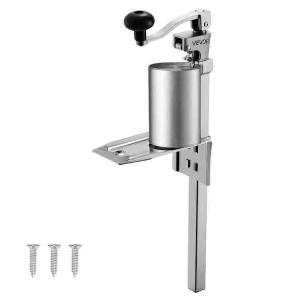 Commercial Can Opener, Heavy-Duty Manual Tabletop, Adjustable for Cans Up to 11.8 in. stainless Steel Blade