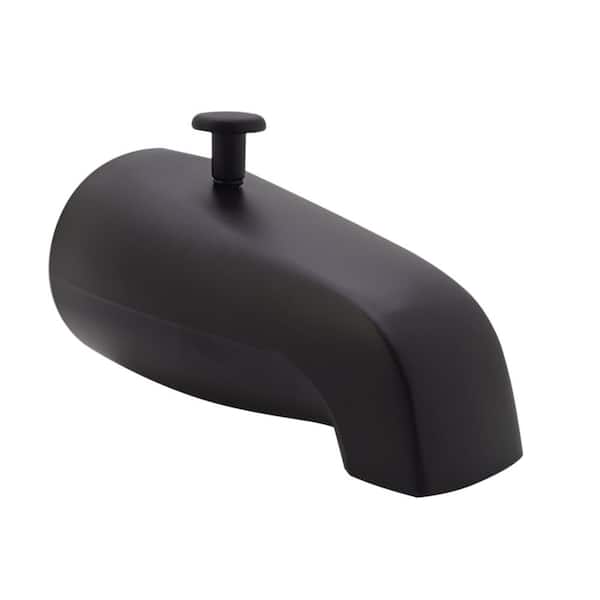Westbrass 5-1/4 in. Rear Diverter Tub Spout with Rear Connection in Oil Rubbed Bronze