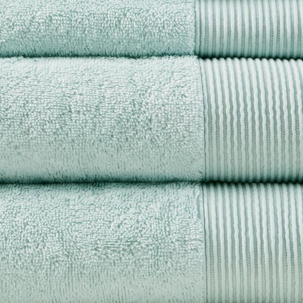 Nuage Seafoam Cotton Tencel Blend Antimicrobial 6 Piece Towel Set