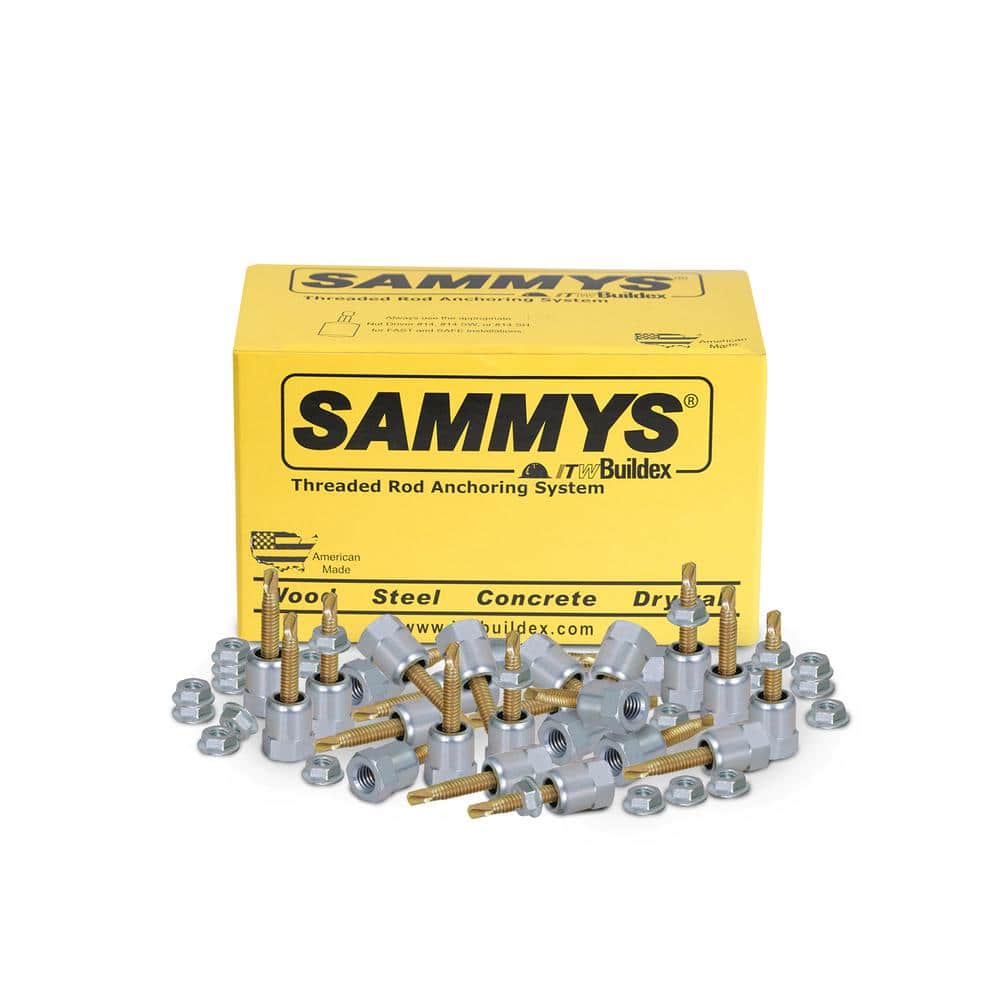 Sammys 1/4-20 in. x 1 in. Swivel Head Rod Anchor Super Screw