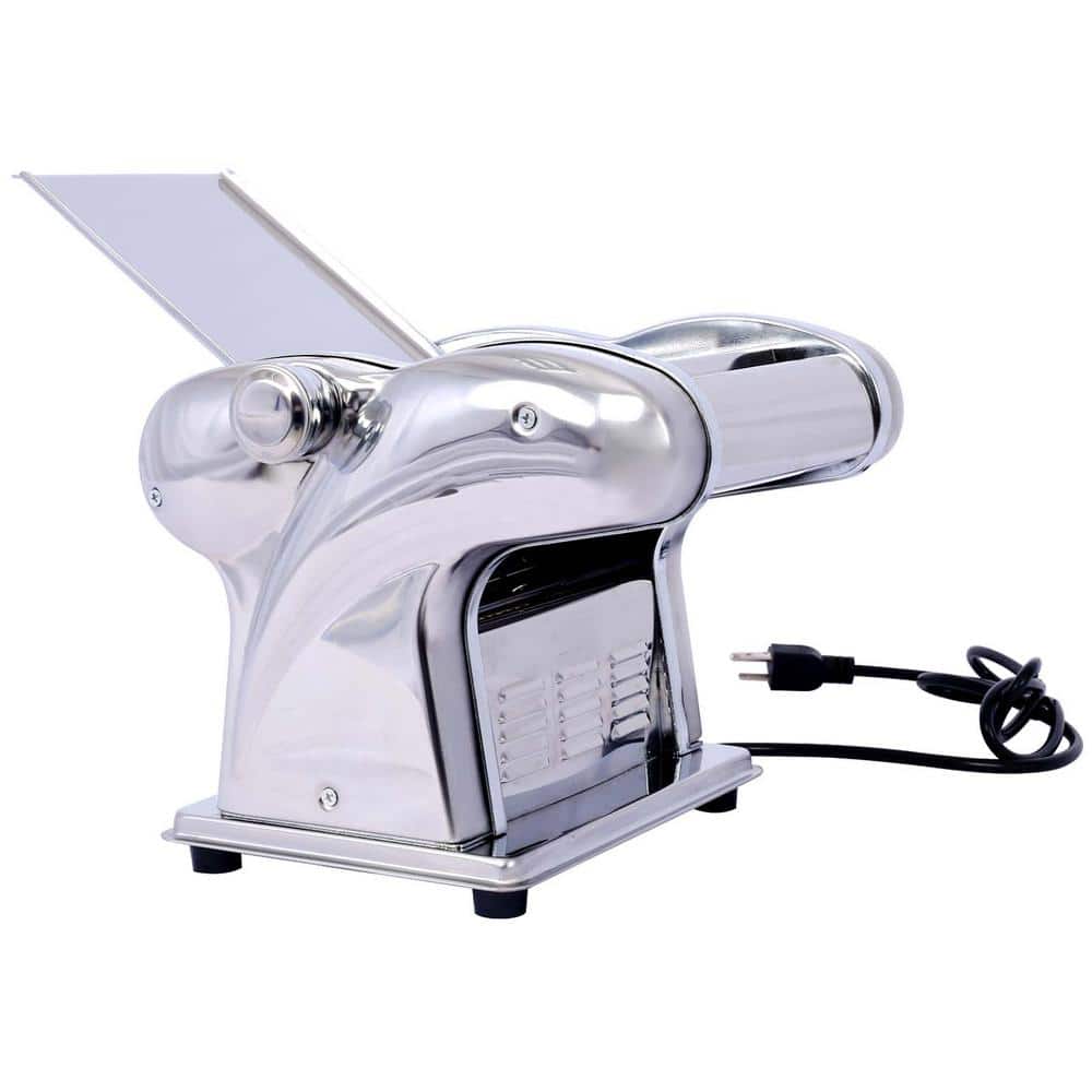 Electric Pasta Maker Machine Roller Pressing Machine 135w, 3 Blades(2. 5mm Round Noodle+4mm Flat Noodle+9mm Wide Noodle)
