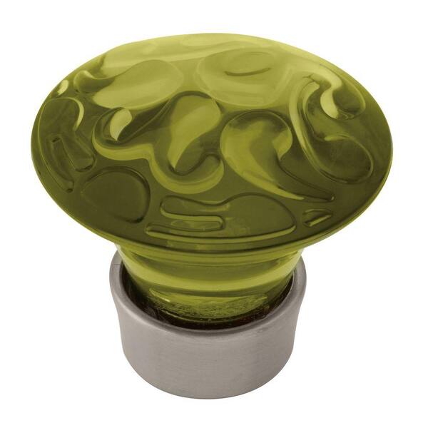 Liberty 1-1/2 in. Moss Green Scroll Cabinet Knob