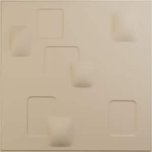 19-5/8"W x 19-5/8"H Avila EnduraWall Decorative 3D Wall Panel, Smokey Beige (Covers 2.67 Sq.Ft.)