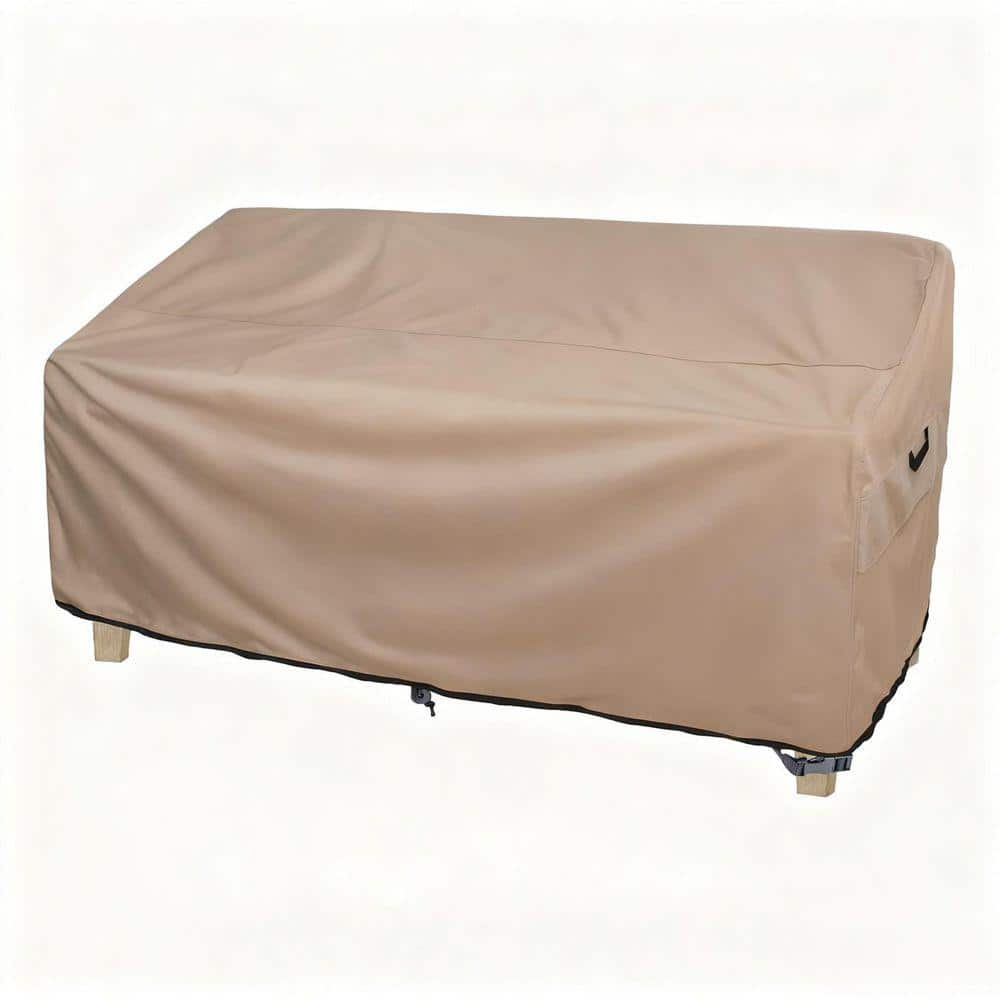 Patio Heavy-Duty Waterproof Outdoor Sofa Cover Outdoor Bench Cover-88 L x 35 W x 26/35 H in.