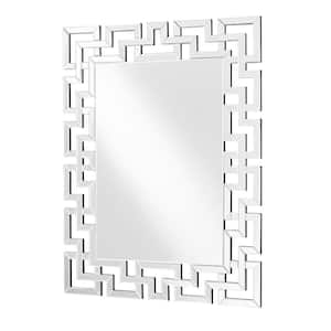 Timeless Home 37.5 in. W x 47.5 in. H x Contemporary Frameless Rectangle Clear Mirror