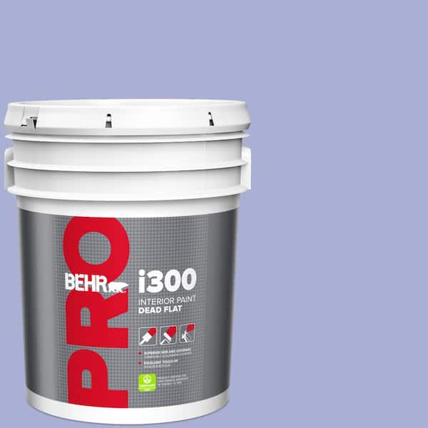 BEHR PRO 5 gal. #MQ4-30 Lavender Wash Dead Flat Interior Paint