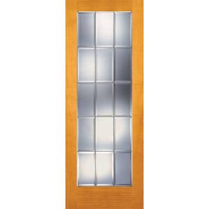 Feather River Doors 36 in. x 80 in. 15 Lite Illusions Woodgrain ...