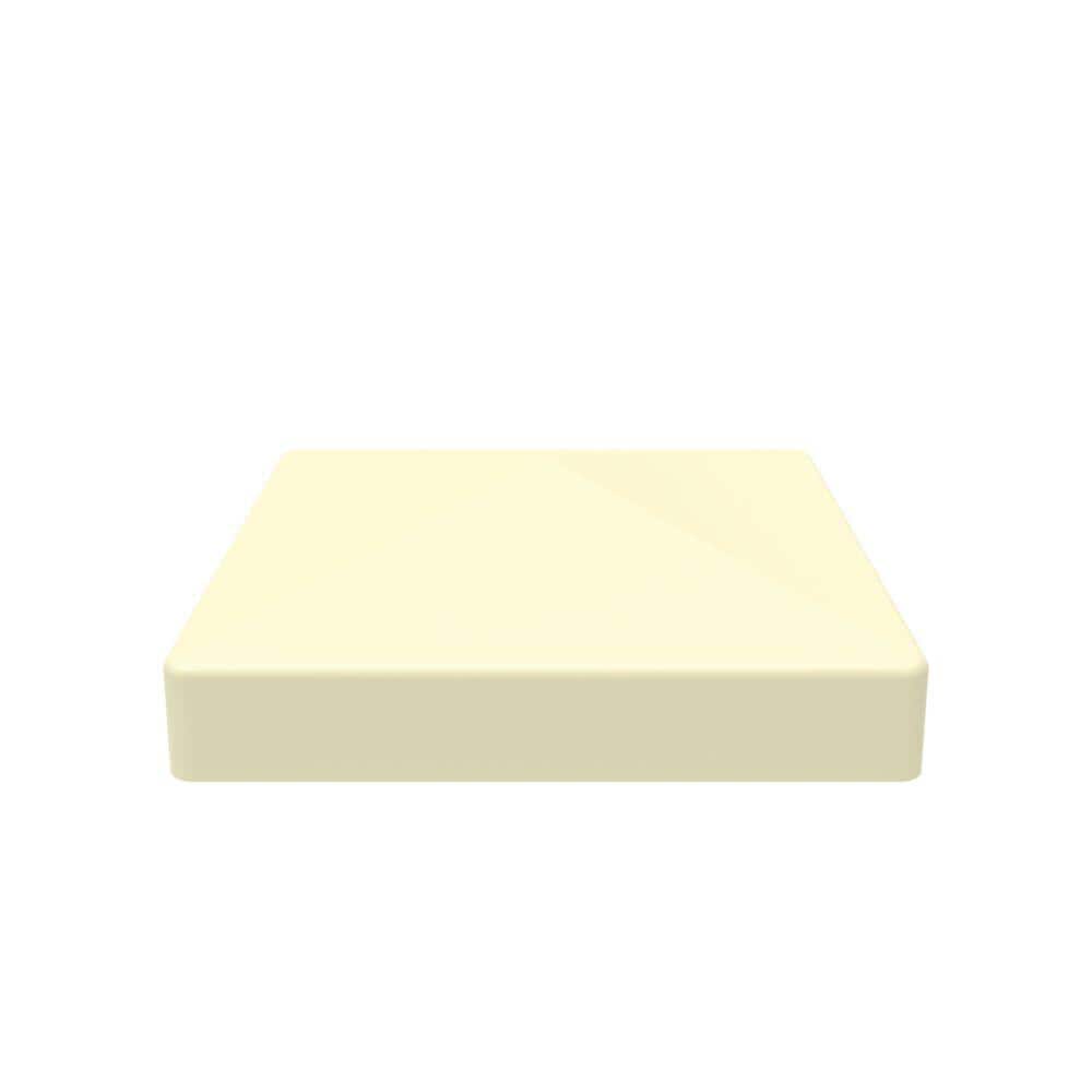 Louvered 6 in. x 6 in. Sand Vinyl Pyramid Fence Post Top price history on PriceWatchPro