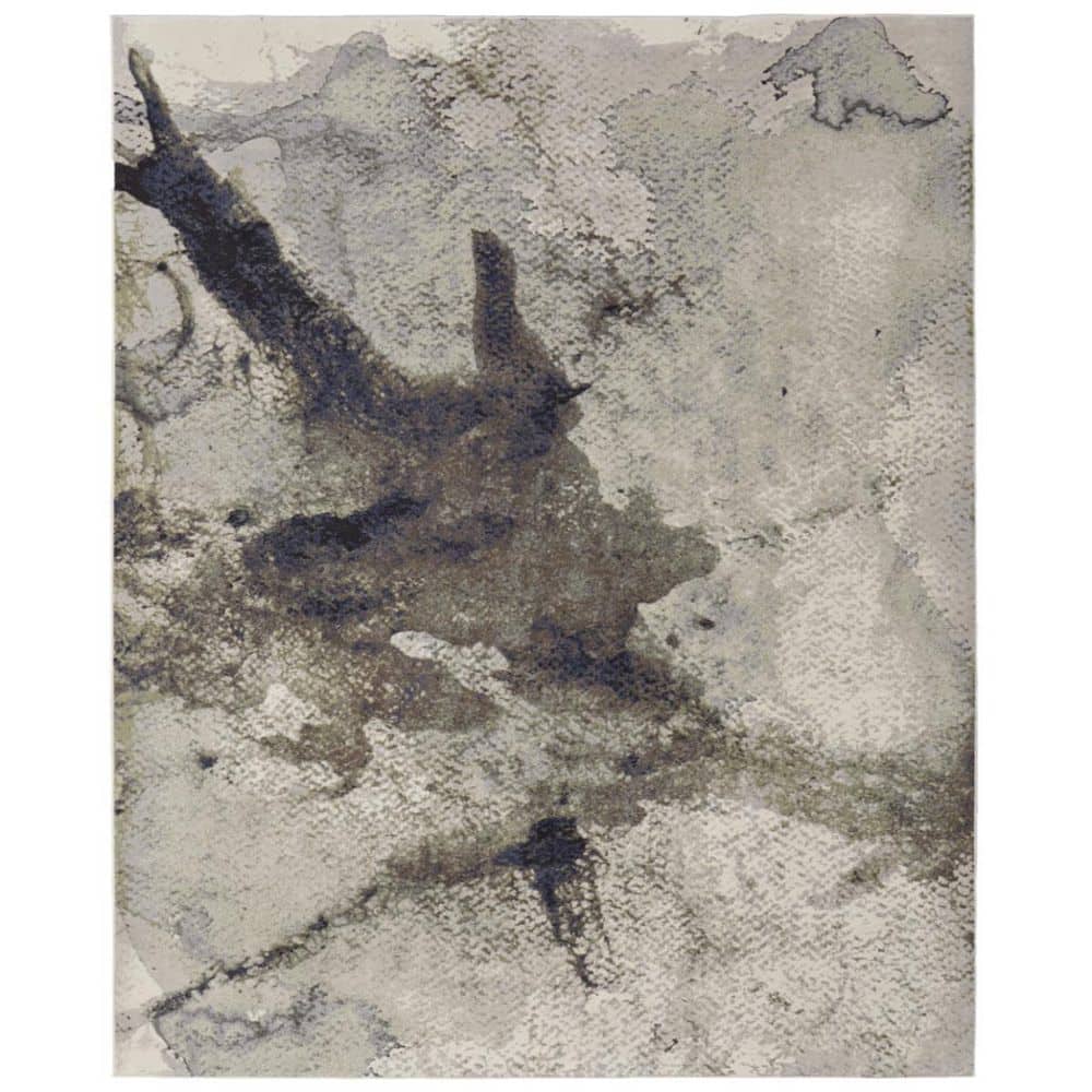 5 ft. x 8 ft. Taupe Brown And Black Abstract Area Rug price history on PriceWatchPro