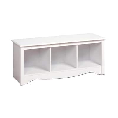 ClosetMaid 44 in. H x 30 in. W x 14 in. D White Wood 3-Cube Storage  Organizer 13502 - The Home Depot