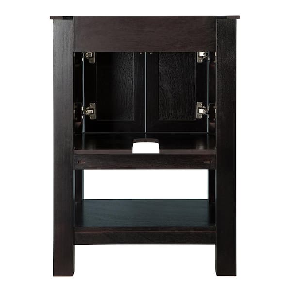 Gazette 48 in. W Bath Vanity Cabinet Only in Espresso