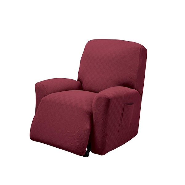 Stretch Sensations Brick Newport Recliner Stretch Slipcover