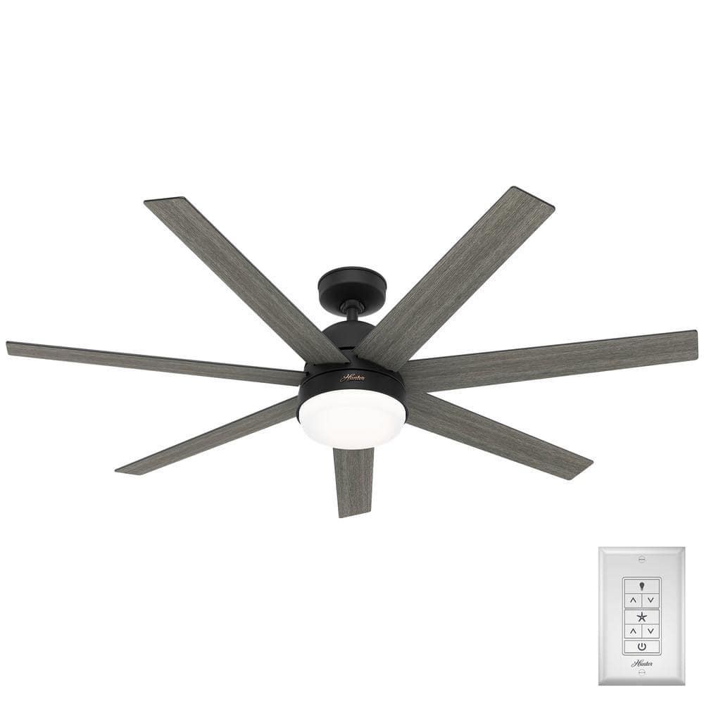 Generation Lighting Volta 60 in. Indoor Antique Iron with Hand-Rubbed  Antique Brass Ceiling Fan with Remote Control 4GIR60ATIHAB - The Home Depot