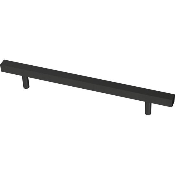 Franklin Brass Simple Modern Square 5-1/16-in Center to Center Matte Black  Rectangular Handle Drawer Pulls (10-Pack) in the Drawer Pulls department at