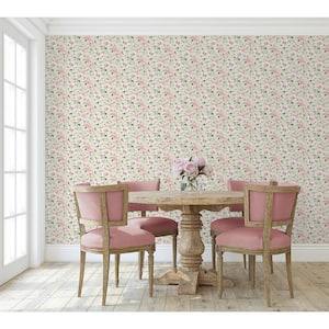 Whispery Floral Petal Vinyl Peel and Stick Wallpaper Roll ( Covers 30.75 sq. ft. )