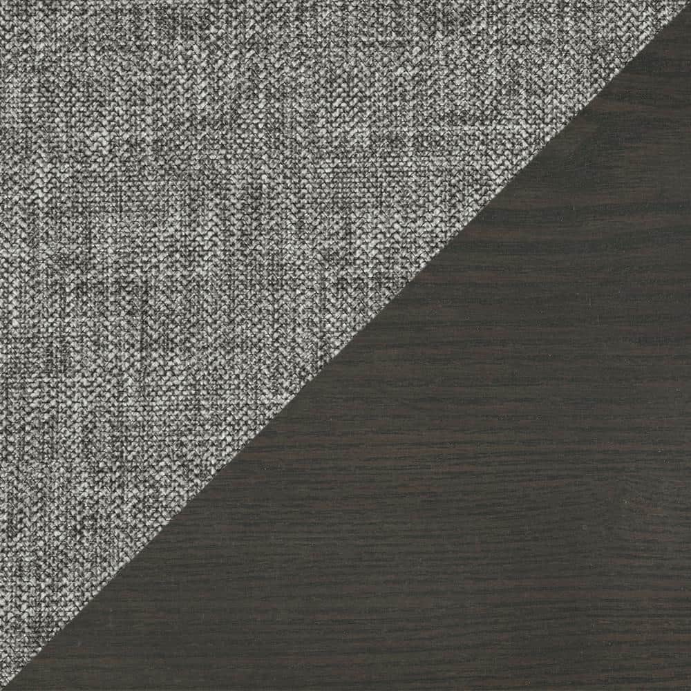 Transitional Gray Ash Veneer Counter Height Dining Set with USB Ports