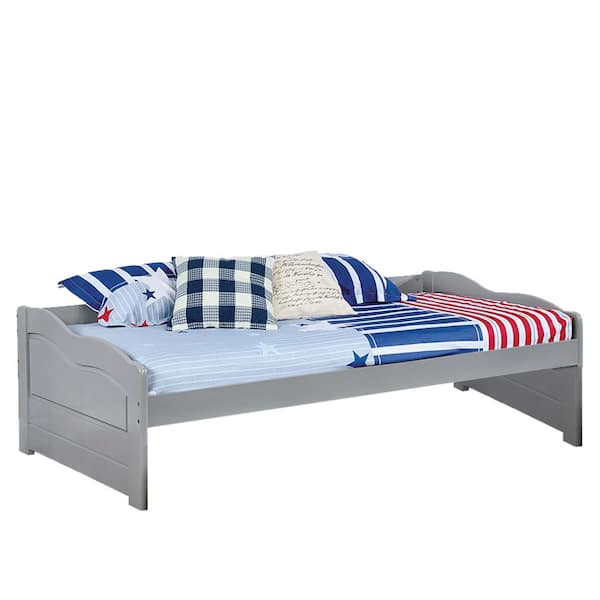 Sunset Gray Twin Size Daybed with Trundle