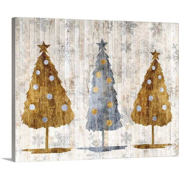 20 in. x 16 in. Sophisticated Christmas Collection A by World Art Group Canvas Wall Art