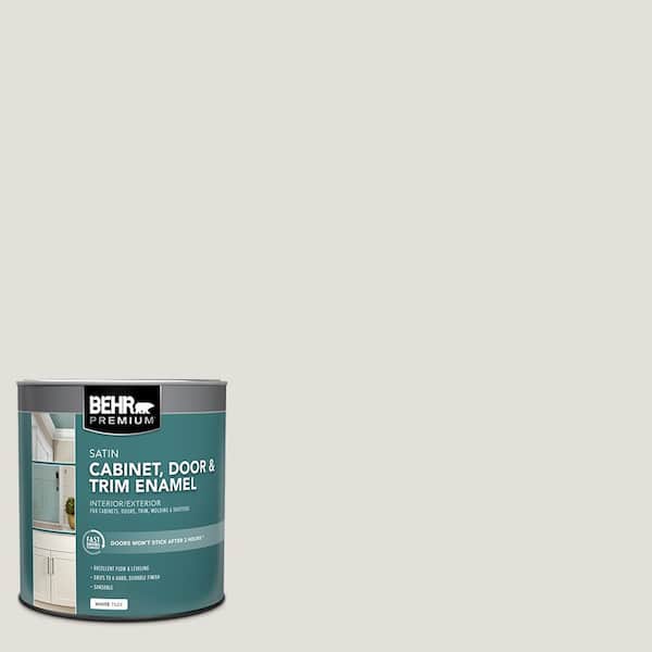 BEHR PREMIUM 1 qt. MS87 Dove Gray Satin Enamel Interior/Exterior