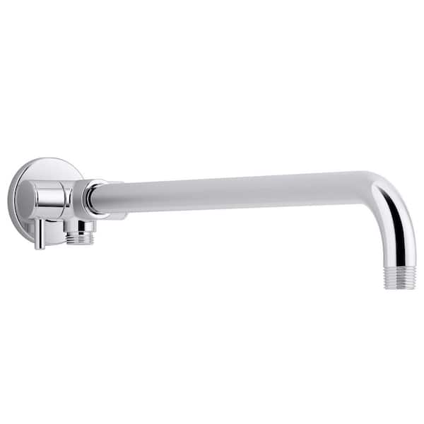 KOHLER Wall-Mount Rainhead Arm with 3-Way Diverter in Polished Chrome