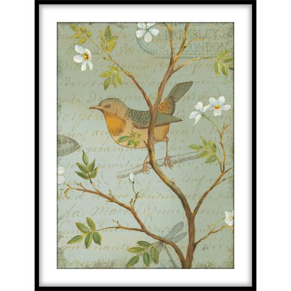 PTM Images 9.75 in. x 11.75 in. "Post-Scriptum II Contrast"Framed Wall Art