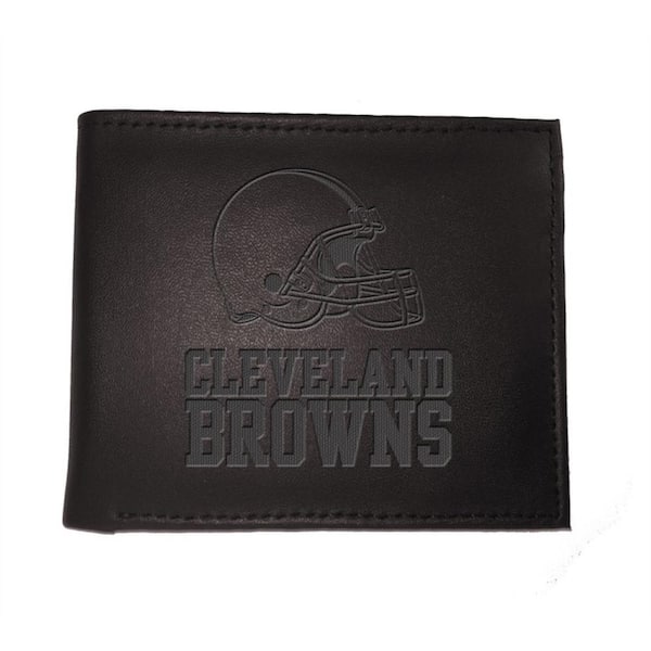 Team Sports America Cleveland Browns NFL Leather Bi-Fold Wallet ...