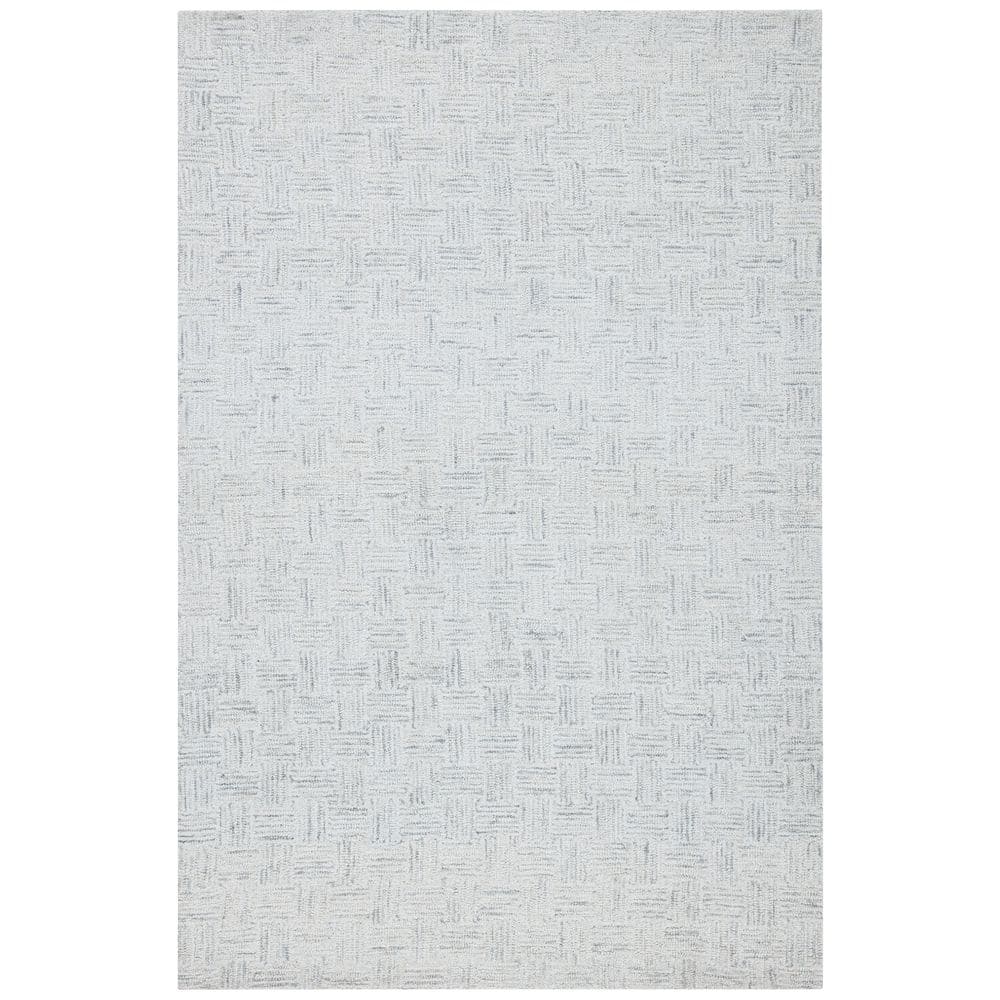 Micro-Loop Light Grey/Ivory Doormat 2 ft. x 3 ft. Striped Solid Color Area Rug price history on PriceWatchPro
