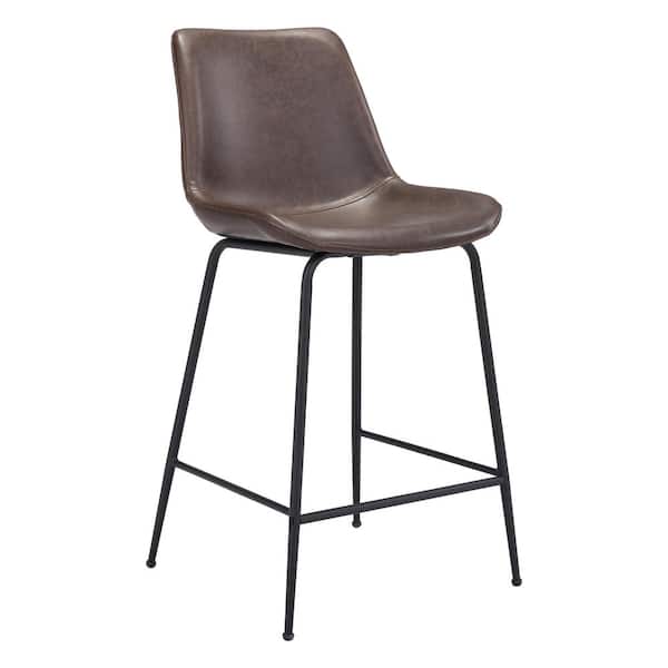 ZUO Byron Counter Chair Brown
